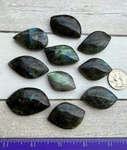 Large labradorite Cabochons 10 pieces